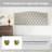 Queen Upholstered Headboard Only, Button Tufted Velvet Headboard, Wall Mountable, Easy Assembly-Light Gray-1881806553