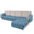 Polyester bleu est en rupture de stock