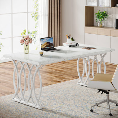 Metal Base Executive Desk