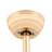 Adrew 42" Down-rod Luxury Retractable LED Crystal Ceiling Fan Gold