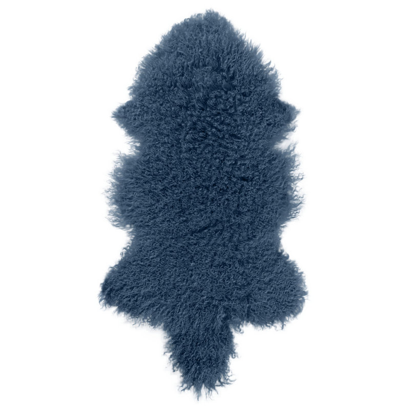 Simeon Solid Colour Hand Woven Shag 50cm X 100cm Area Rug