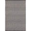 Diamond Graphite/Ivory Handwoven Indoor/Outdoor Rug-41128799