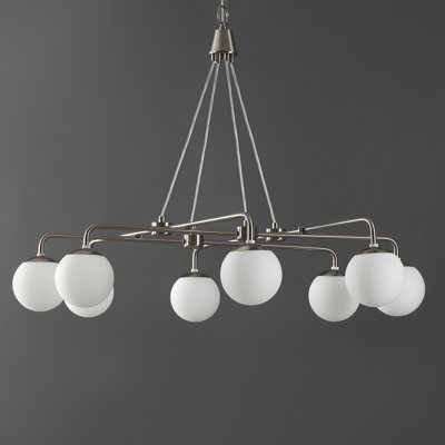 Denneau 8 - Light Dimmable Modern Linear Chandelier