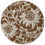 Tapis d'intérieur rond 8 pi