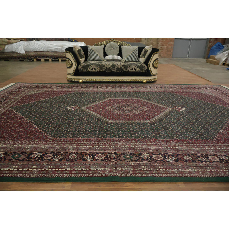 Elegant Handcrafted Traditional Oriental Large Rug 10x18