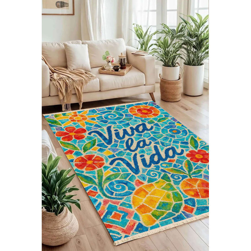 Tapis de couloir mosaïque «Viva la Vida»
