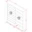 160.5cm H Media Shelves