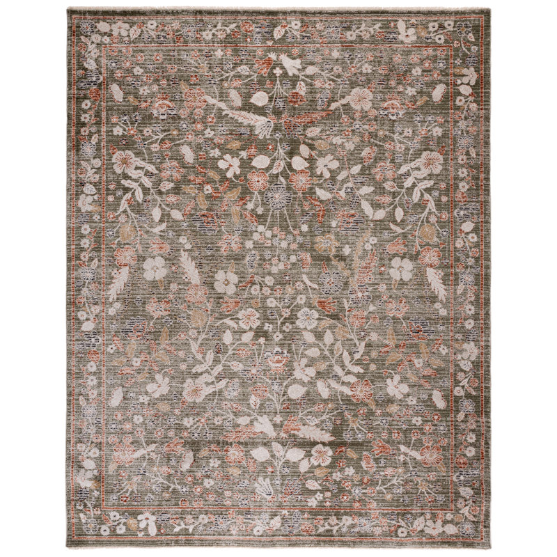 Grove 632 Performance Floral Rug, Rectangle 8' x 10'
