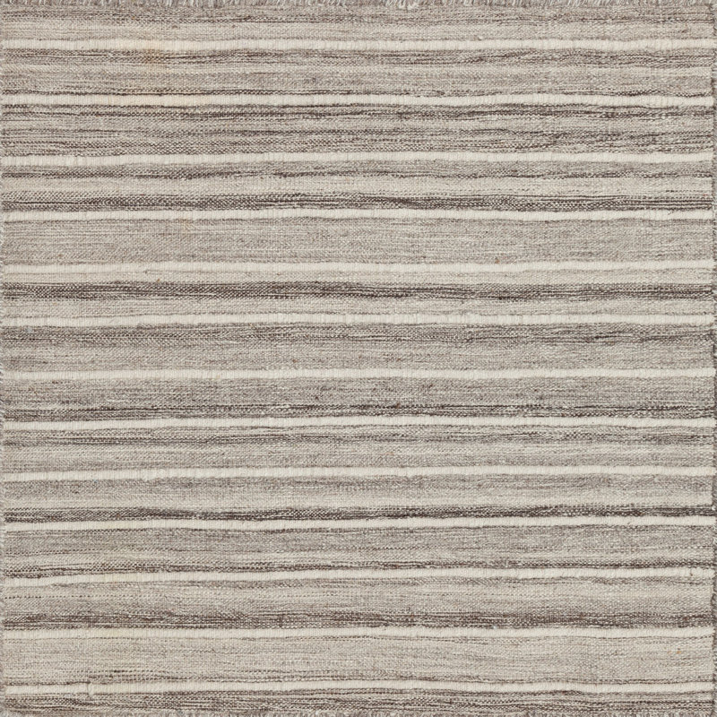 Textures Wool Striped Area Rug, Runner 3' x 12'
