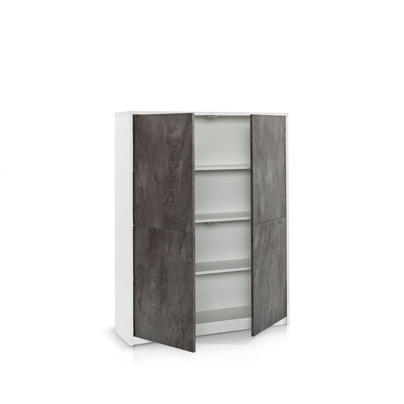 McElhattan 115cm Sideboard, White Oxide