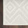 Foundry Select Versatile Diamond Ivory/White Indoor/Outdoor Area Rug