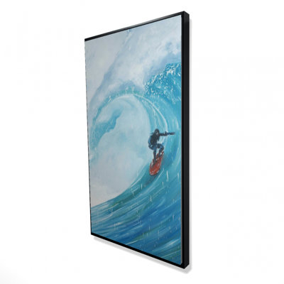 " Surfer On A Big Wave "