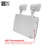 NICOR Lighting Thermoplastic LED Double Sided Emergency Exit Combo Sign-58691150