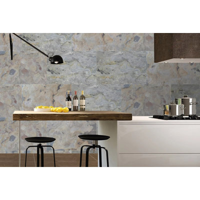 Falkirk Johnstone 35.4" x 23.6" Stone Veneer Wall Panelling in Indian Autumn (10-Pack)