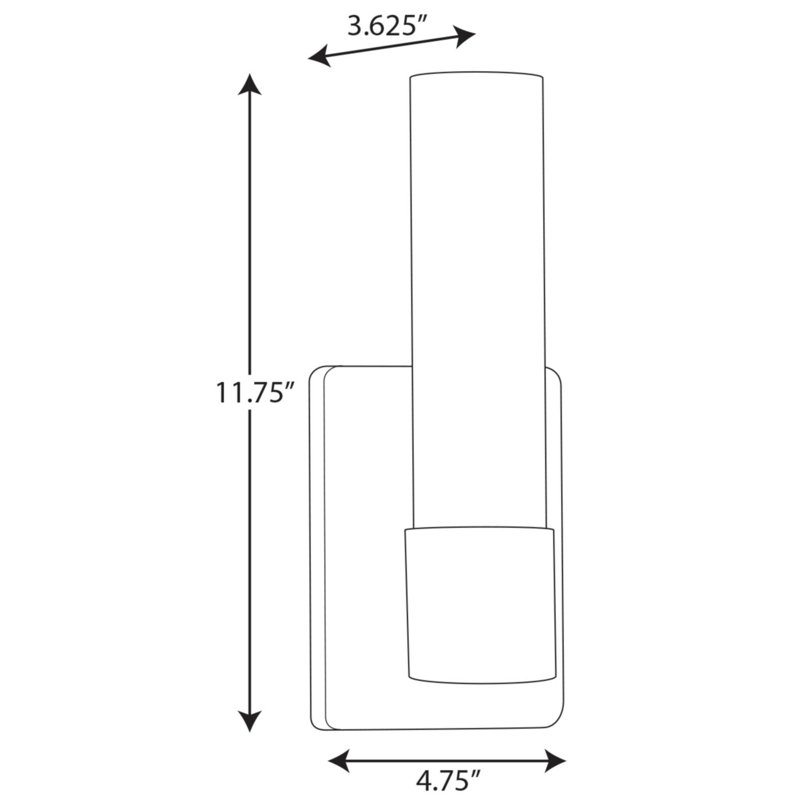 Afsaar LED Armed Sconce, Brushed Nickel