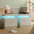 LED Nightstand with 2 Drawers - Small Space Solutions-52167520