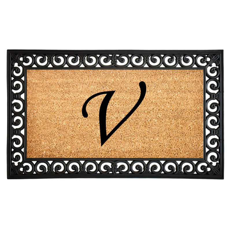 Tapis d'entrée 18 po x 30 po antidérapant, V