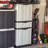 Storage Cabinet with 2 Adjustable Shelves and Center Drawer-53436889