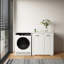 Armoire à linge avec 2 sacs de rangement amovibles et rangement Ian
