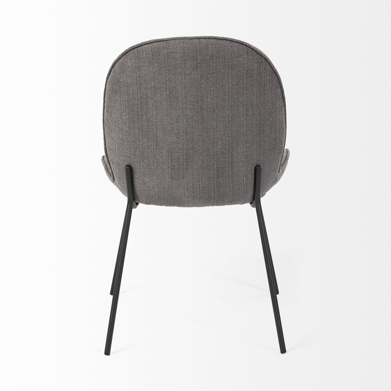 Chaise d'appoint Flaired, Gris