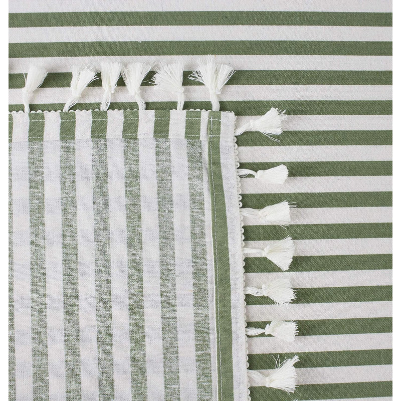 Nappe 55 x 55 po French, Vert, 88 po x 55 po