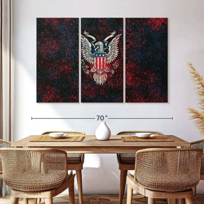 Lelar American Eagle Badge, 42" H x 65" W