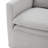 47" W Transitional Chair, Light Gray-1453900748