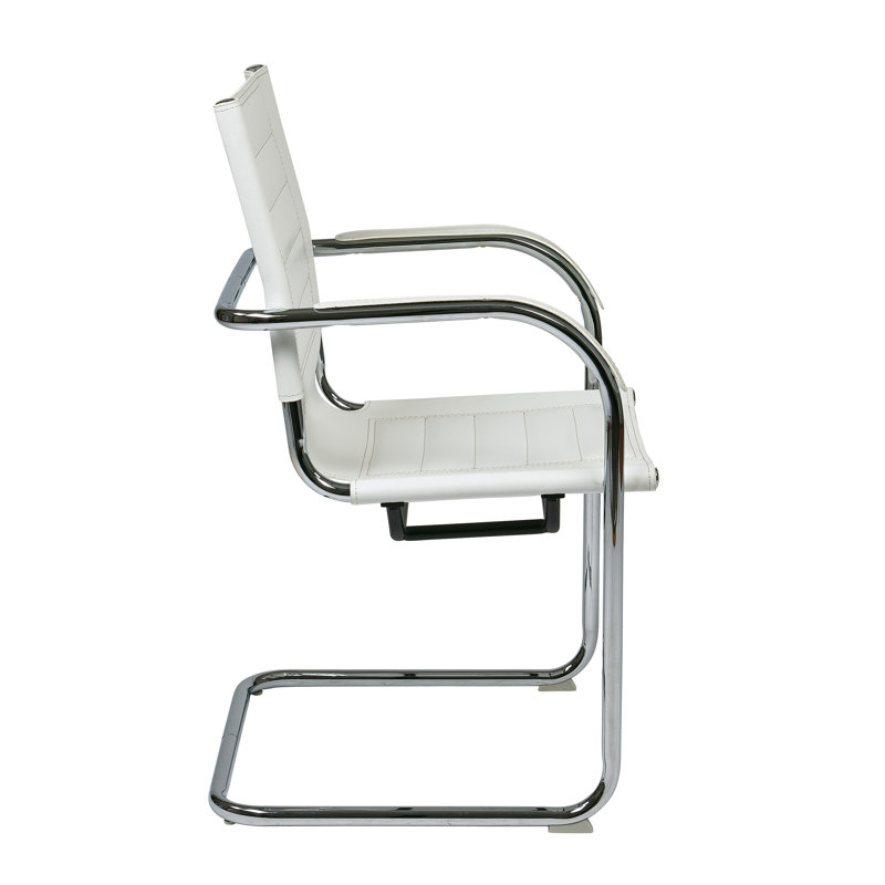 Chaise d’invité Forbestown, Blanc