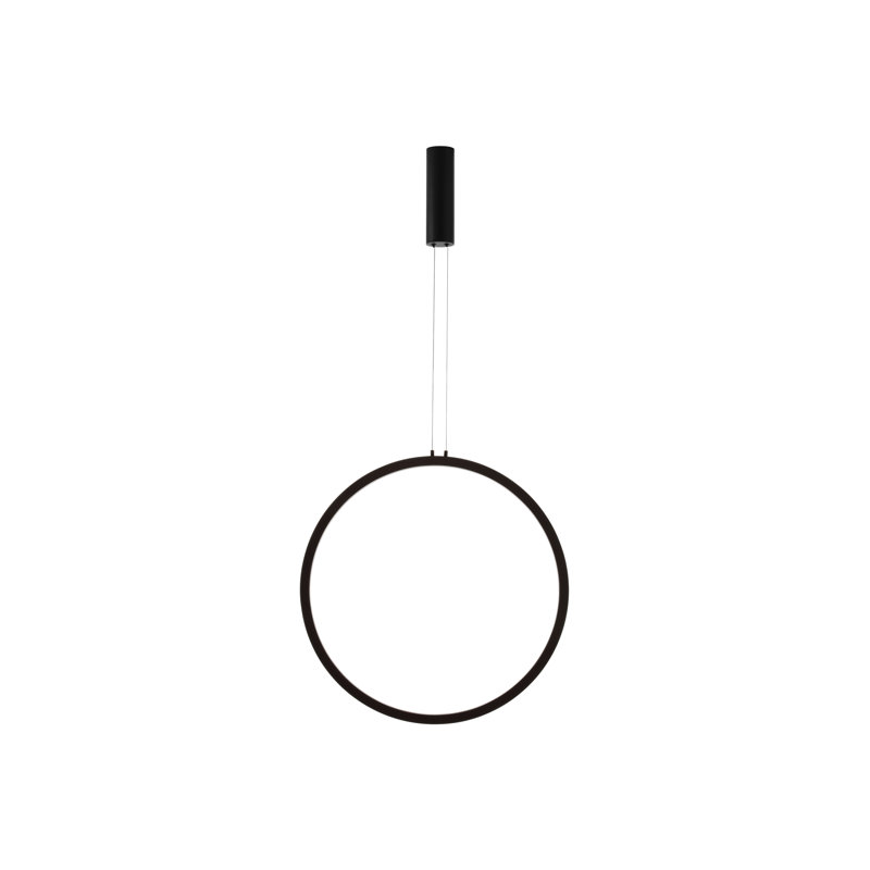1 - Light Black LED Single Pendant