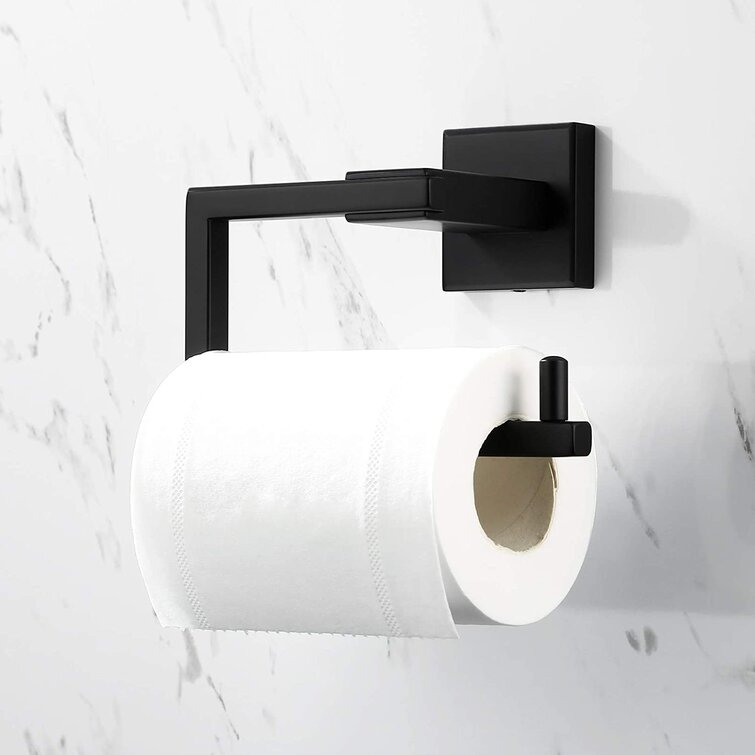 BLOOM FURNITURE INC. Paper Towel Holder With Adhesive Under Cabinet Mou Wall  Mount Toilet Paper Holder