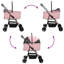 Foldable Pet Jogger Stroller-1443621828