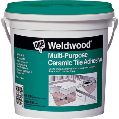 DAP 25192 1Gal Weldwood Multi-Purpose Ceramic Tile Adhesive-1PK
