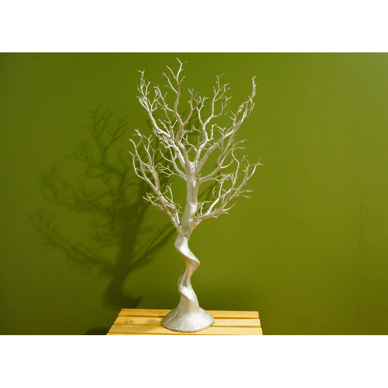 Branche artificielle de Manzanita, H 30 po x l 10 po x P 10 po, Argent