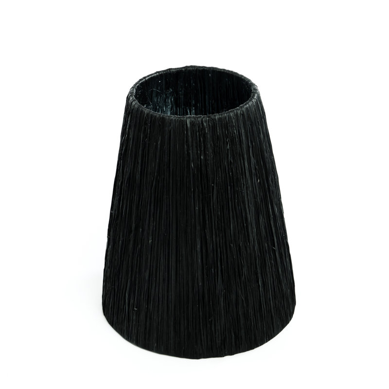 Nara Terracotta - Grass Novelty Lamp, Black, Black Natural