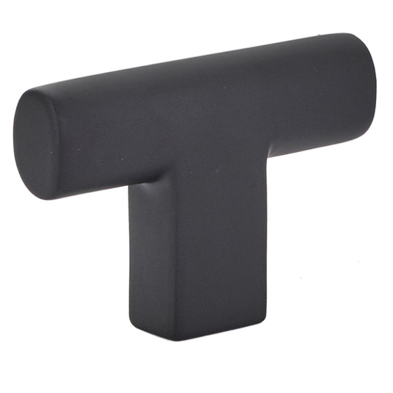 Trail Bar Cabinet Knob, Flat Black