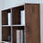 Classic black walnut bookcase