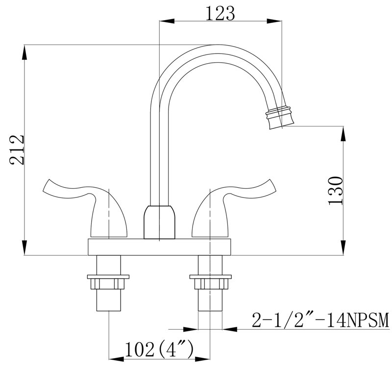 4 Inch Bathroom Faucet In Matte Black Finish. Crafted From Stainless Steel For Durability And Corrosion. Two Lever Handles Smooth Water Flow Temperature Management. 360 Swivel Spout Optimal Sink