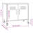 Storage Cabinet Freestanding File Cabinet with Shelves for Office Steel-1149253491
