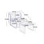 Chaise d'appoint en velours 33,46 po Josman-1182299647