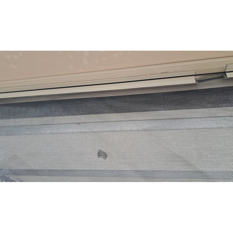 Screen Covers for Garage, Carport, Covered Patio, Breezeway, Porch with Bronze Aluminum Frame, 84" H x 144" W