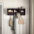 Wall Mounted Shelf With 4 Hooks And Coat Rack Storage Panel Basement