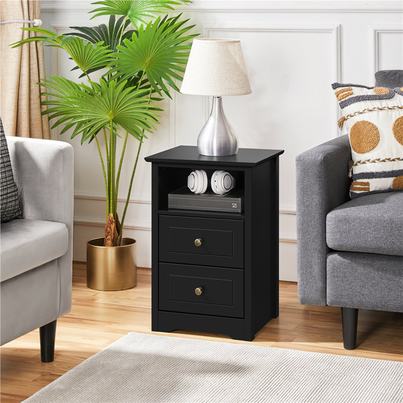 End Table, Black, 1