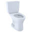 Toilette allongée deux pièces à double chasse Drake® (chasse incluse)