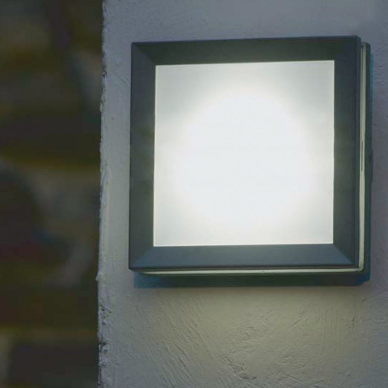 Merrymount Graphite 14cm H Outdoor Flush Mount