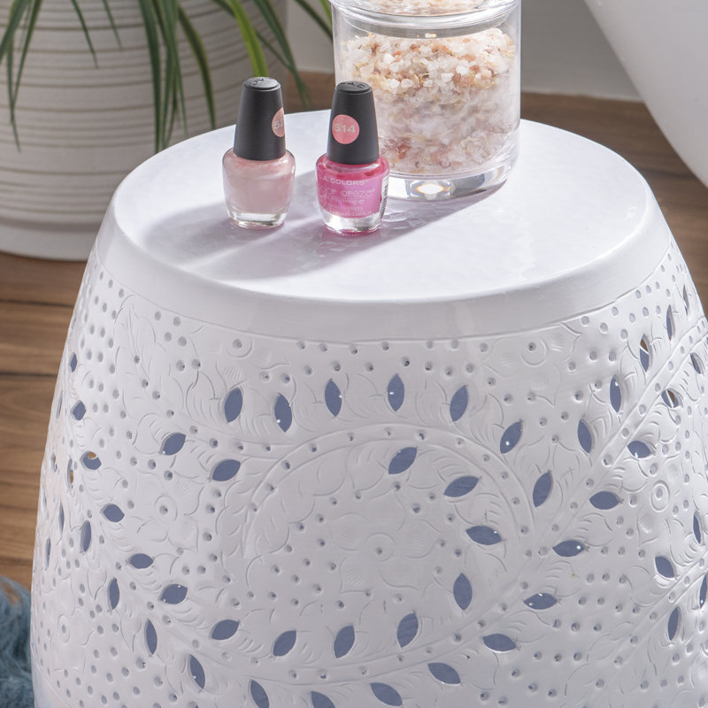 Hefley End Table, Bright White