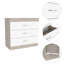 Commode 3 tiroirs Bethage - blanc