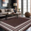 Tapis brun Quiogue-590137272