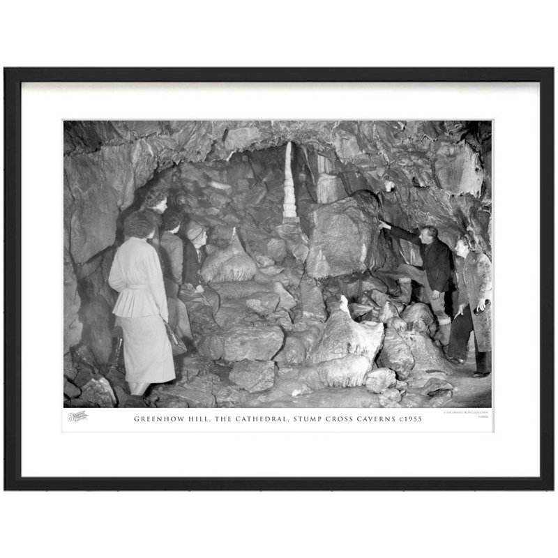 Greenhow Hill, The Cathedral, Stump Cross Caverns C1955 - Single Picture Frame Print, 45cm H x 60cm W x 2.3cm D