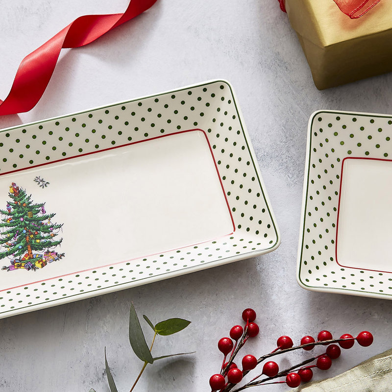 Polka Dot Nesting Trays, Set of 3