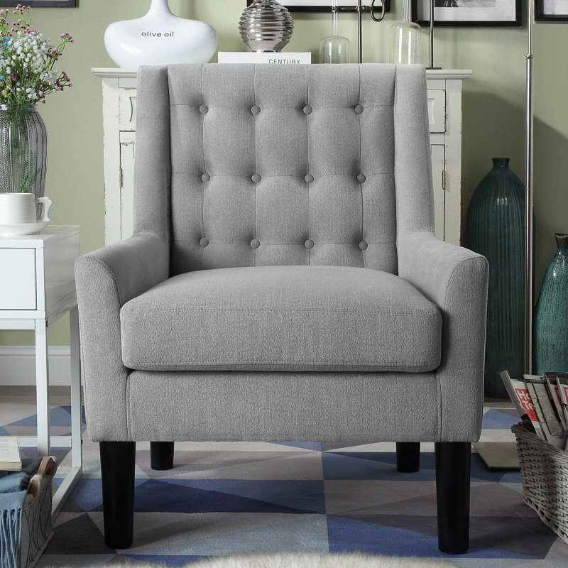 Chaises de chambre à coucher modernes Modern Living, Gris